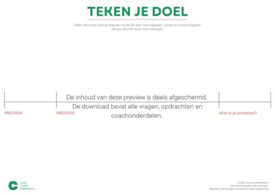 Teken je doel