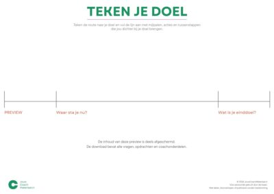 Teken je doel
